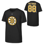 Outerstuff Dětské tričko David Pastrnak #88 Boston Bruins NHL Flat Name & Number Short Sleeve Cotton Velikost: Dětské L (158 – 164)