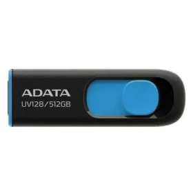ADATA AUV128 512GB modrá / USB 3.2 / USB-A / čtení až 100 MB/s (AUV128-512G-RBE)