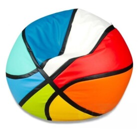 FRONTI Sedací vak - míč basketballový - vícebarevný