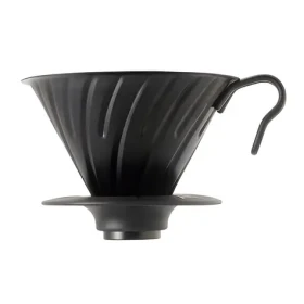 Hario V60-02 černá matná / Dripper na filtrovanou kávu / Ocel / Velikost 2