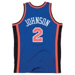 Mitchell & Ness Pánský dres New York Knicks NBA Larry Johnson #2 1998-99 Swingman - Modrá Velikost: S