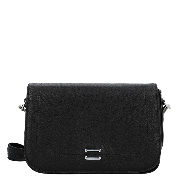 Stylová dámská koženková crossbody kabelka Gizela, černá
