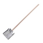 Lopata hliníková, uhelná (34cm), 1,6mm, s násadou