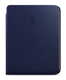 Denní diář 2026 David Softy A5 modrá