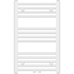 CERANO - Koupelnový radiátor Benito - středové připojení 50mm/boční - 265 W - bílá lesklá - 700x450 mm CER-514328