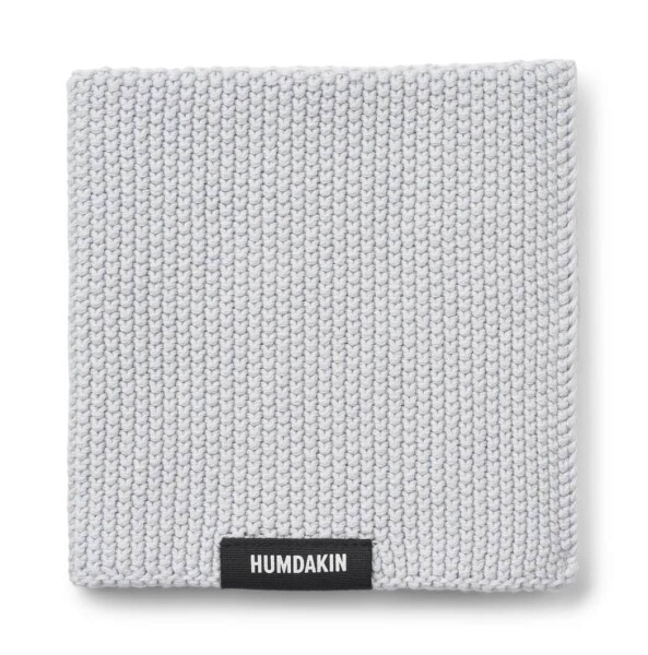 Humdakin Pletený hadřík z organické bavlny Blue Glass, modrá barva, textil