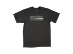 Troy Lee Designs Factory Racing pánské triko krátký rukáv Black heather/Gray vel. XL