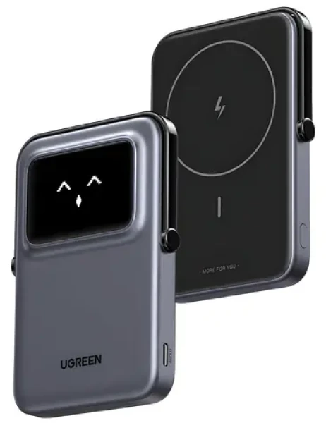 Ugreen Uno PB571 černá / Powerbanka / 5000mAh / 20W / TFT displej (35605B)