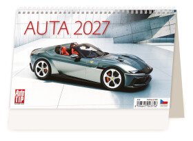 Stolní kalendář 2027 Helma Auta