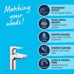 GROHE - Start Edge Umyvadlová baterie s výpustí Push-Open, chrom 23900001