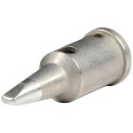 TOOLCRAFT KB-200 pájecí hrot dlátový, zahnutý Velikost hrotů 19.5 mm Délka hrotů 130 mm Obsah 1 ks