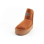 D.Franklin dámské sněhule zimní módní kožešinové zateplené boty hnědé dámské 38