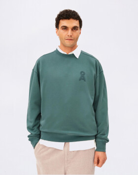 Armedangels Iconic Å GMT Dye Sweatshirt 3653 petrol velvet washed XL
