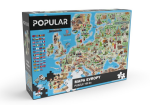 Puzzle Mapa Evropy 160