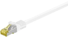 Goobay Cat7 S/FTP bílá / Patch kabel / RJ-45 / 1 m / LSZH (91091)