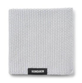 Humdakin Pletený hadřík z organické bavlny Blue Glass, modrá barva, textil