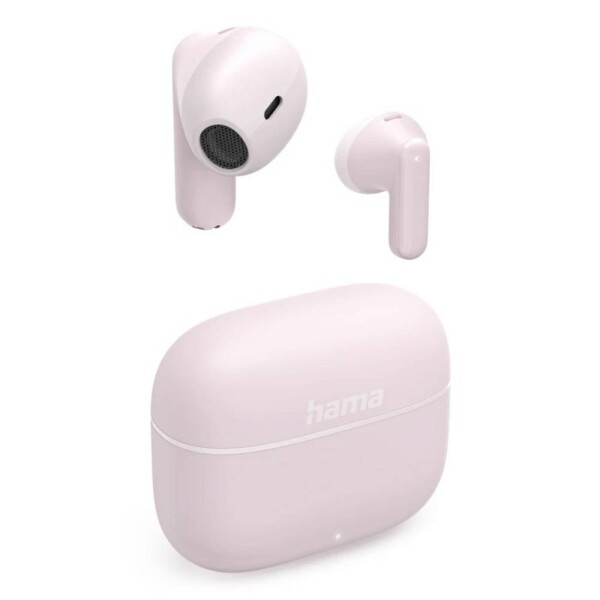 Hama špuntová sluchátka (In Ear) Bluetooth® stereo růžová Nabíjecí pouzdro mobil