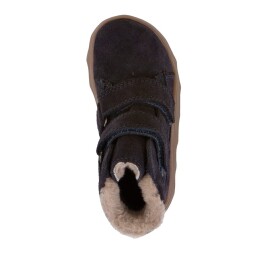 Chlapecké zimní barefoot boty ZERU TEX FURRY Dark Blue Froddo G2110151 - 32