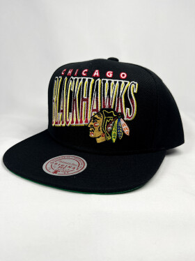 Mitchell & Ness Pánská kšiltovka Chicago Blackhawks NHL Line Work Snapback