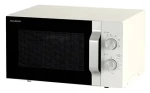 Sharp R204WA bílá / Mikrovlnná trouba / otočné ovládání / 800W (18102221)
