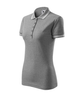 Urban polokošile dámská tmavě šedý melír 2XL