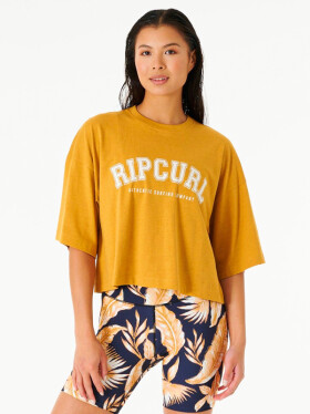 Rip Curl SEACELL CROP HERITAG GOLD dámské tričko s krátkým rukávem - XS