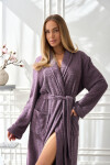 L&L 2558 Celeste dlouhý dámský župan M-2XL ametyst M