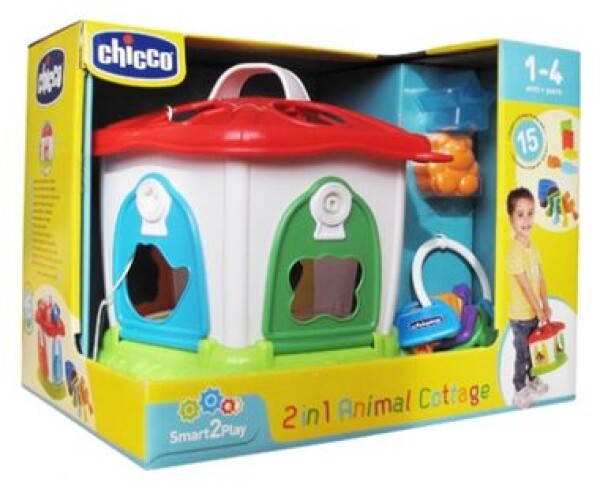 Chicco 2v1 Zvířecí domeček / od 12 měsíců (8058664097630)