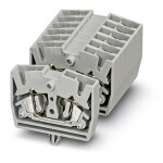 Phoenix Contact 3244164 průchodková svorka 5.2 mm pružinová svorka šedá 50 ks