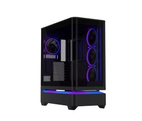 ASUS case PRIME AP304 TG ARGB BLACK, ATX, Průhledná bočnice, 4x120mm ARGB, černá EDF_1887879