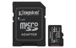 Kingston Canvas Select Plus Gen3 microSDXC 64GB s adaptérem / UHS-I V30 / U3 / Class 10 / čtení: až 100MBs / zápis: až 1 (SDCS3/64GB)