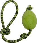 KIWI WALKER Hračka pro psy Vajíčko Maxi zelená / Házecí a plovací / TPR pěna / 8,5 cm (TPR-238)