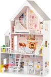 ECOTOYS Domeček pro panenky XXL Dolls Residence s vybavením