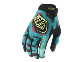 Troy Lee Designs Air Membrane dětské rukavice Black / Glo Yellow vel. M