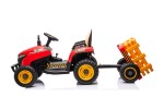 Mamido Dětský elektrický traktor BBH-030 s přívěsem červený