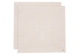 Jollein Pleny zavinovací 2ks 115x115 cm Miffy Stripe Biscuit / Rozměry 115 x 115 cm / 2 ks (535-852-68007)