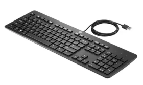 HP USB Slim Business Keyboard černá (N3R87AT#ABD) / Drátová klávesnice / USB / DE (N3R87AT#ABD)