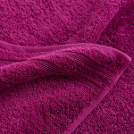 Sada froté ručníků a osušek MELISA smetanová + fuchsiová 4 ks