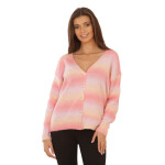 HOSH Dámský stylový svetr s knoflíky Velikost: UNI, Barva: Žlutá