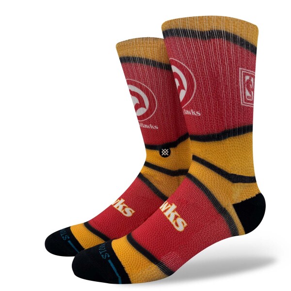 Pánské ponožky Atlanta Hawks NBA Classic Mini Ball Stance Crew