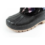 Lee Cooper zimní sněhule dětské zateplené sněhule pro dívky černé 27