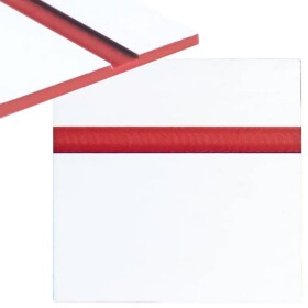 Gravírovací laminát 300 x 200 x 1,3 mm - Bílý, červený