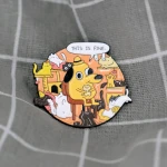 Pinarna.cz Stressful „This is fine“ / Vystresované „To je v pohodě“ – v kolečku (plné koček) - větší