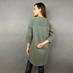 HOSH Mikinové šaty Defne Velikost: UNI, Barva: Khaki