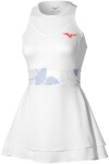 Mizuno Daybreakers Dress W Dámské šaty White Icelandic Blue - Tenisové šaty Mizuno Daybreakers Dress 62GHC70071 Velikost textilu: M