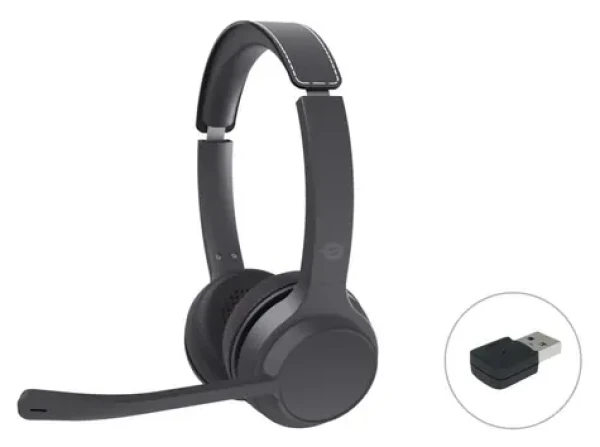 Conceptronic POLONA04BA černá / Sluchátka / S mikrofonem / Bluetooth 5.3 / Na uši / Výdrž 44 h (POLONA04BA)