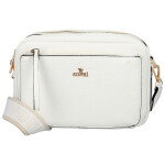 Stylová dámská koženková crossbody kabelka Aliana, bílá