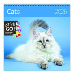 Kalendář nástěnný plánovací 2026 - Cats