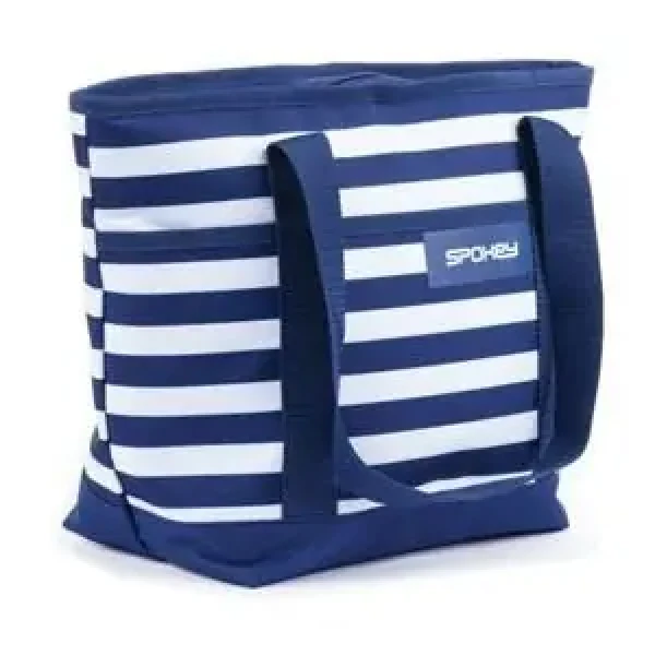 Spokey ACAPULCO modré pruhy / Termotaška / 12 l (5901180395861)