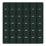MSV QUADRO sada 5 protiskluzových podložek tmavě zelená / SBS kaučuk / 13 x 13 cm